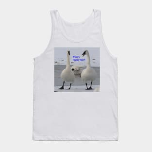 Chatting Swans Tank Top